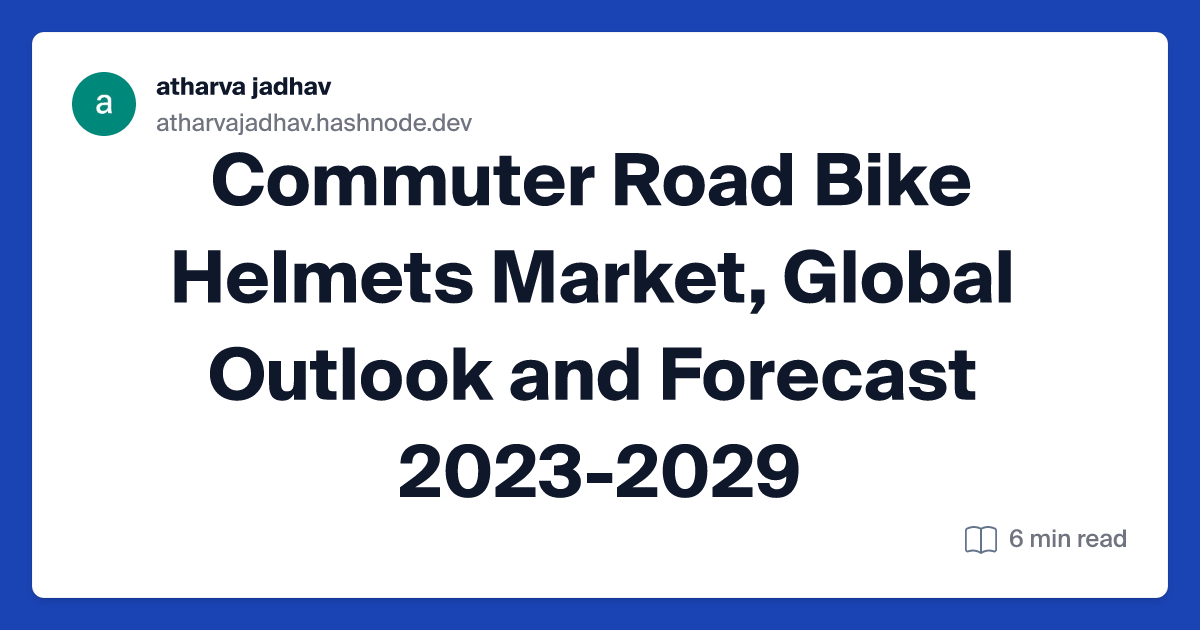 Commuter Road Bike Helmets Market, Global Outlook and Forecast 2023-2029